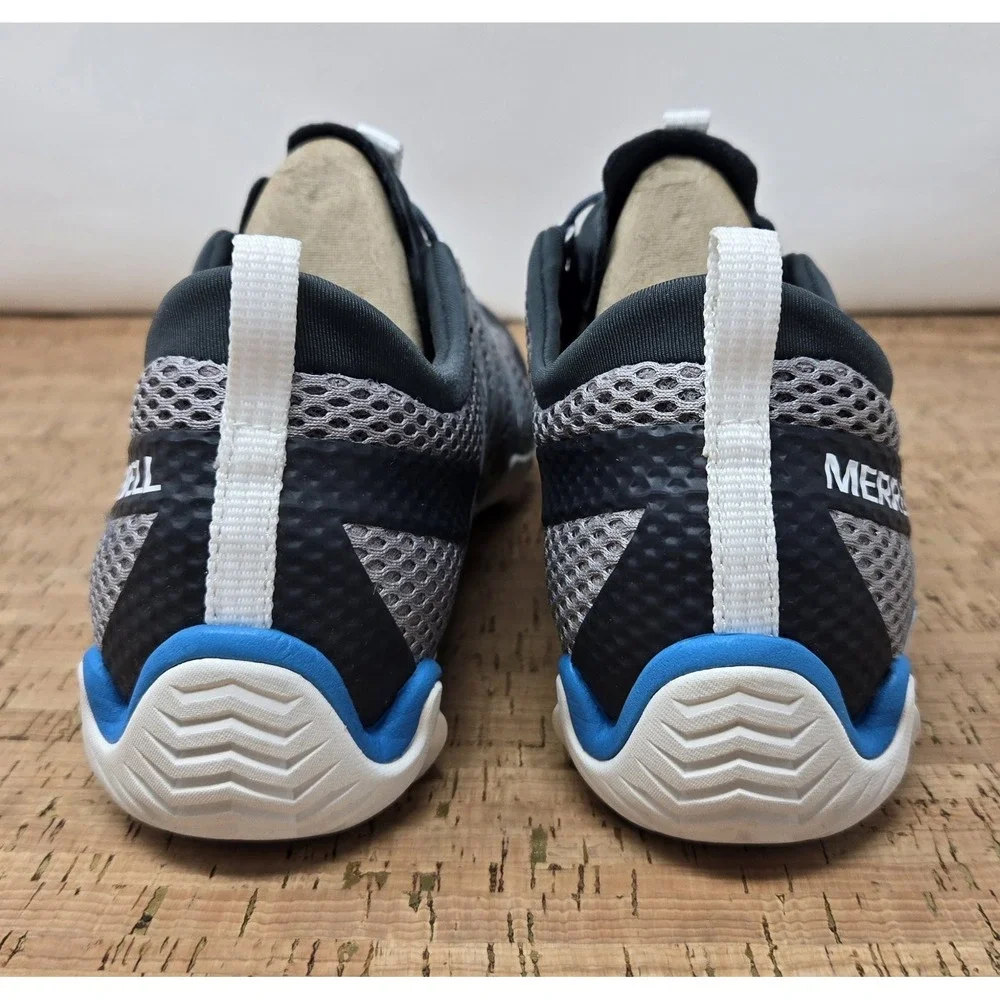Merrell Shoes Tetrex Water Vapor 20 Mens 7.5 Blue White Grey Quick Toggle Lacing